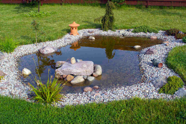 Kleiner Gartenteich ohne Pumpe So funktionierts